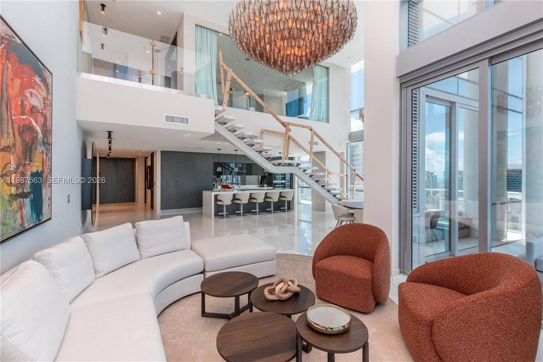 Discover Penthouse 4611, a 4, 000 sq ft duplex sanctuary soaring above Downtown Miami, offering unparalleled sunrise to sunset panoramas over the Atlantic, Brickell and the city skyline.
