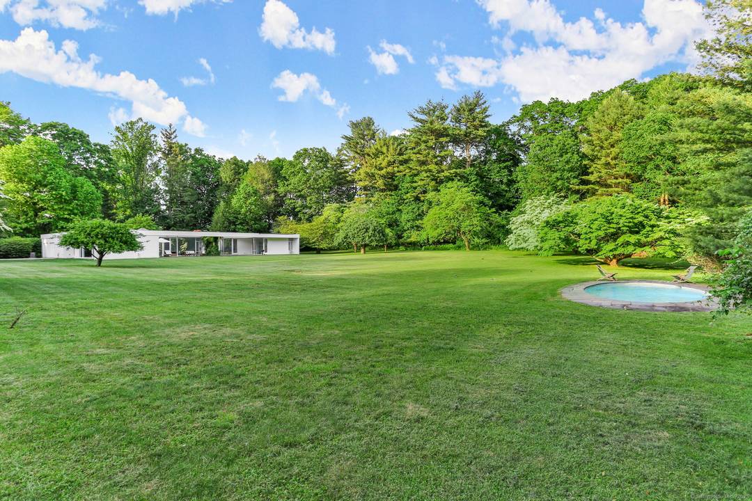 Summer furnished rental. An incredibly rare opportunity to reside in a mid century modern home designed by world renowned Harvard Five Architect, Eliot Noyes.