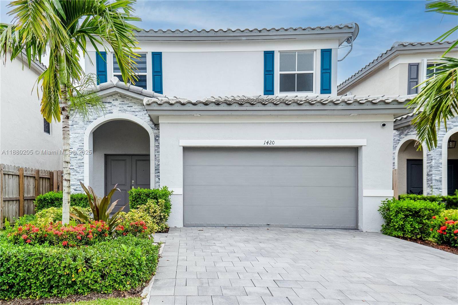 Beautiful 4 bedroom 3 bathroom home in a highly sought after Keys Gate Community.