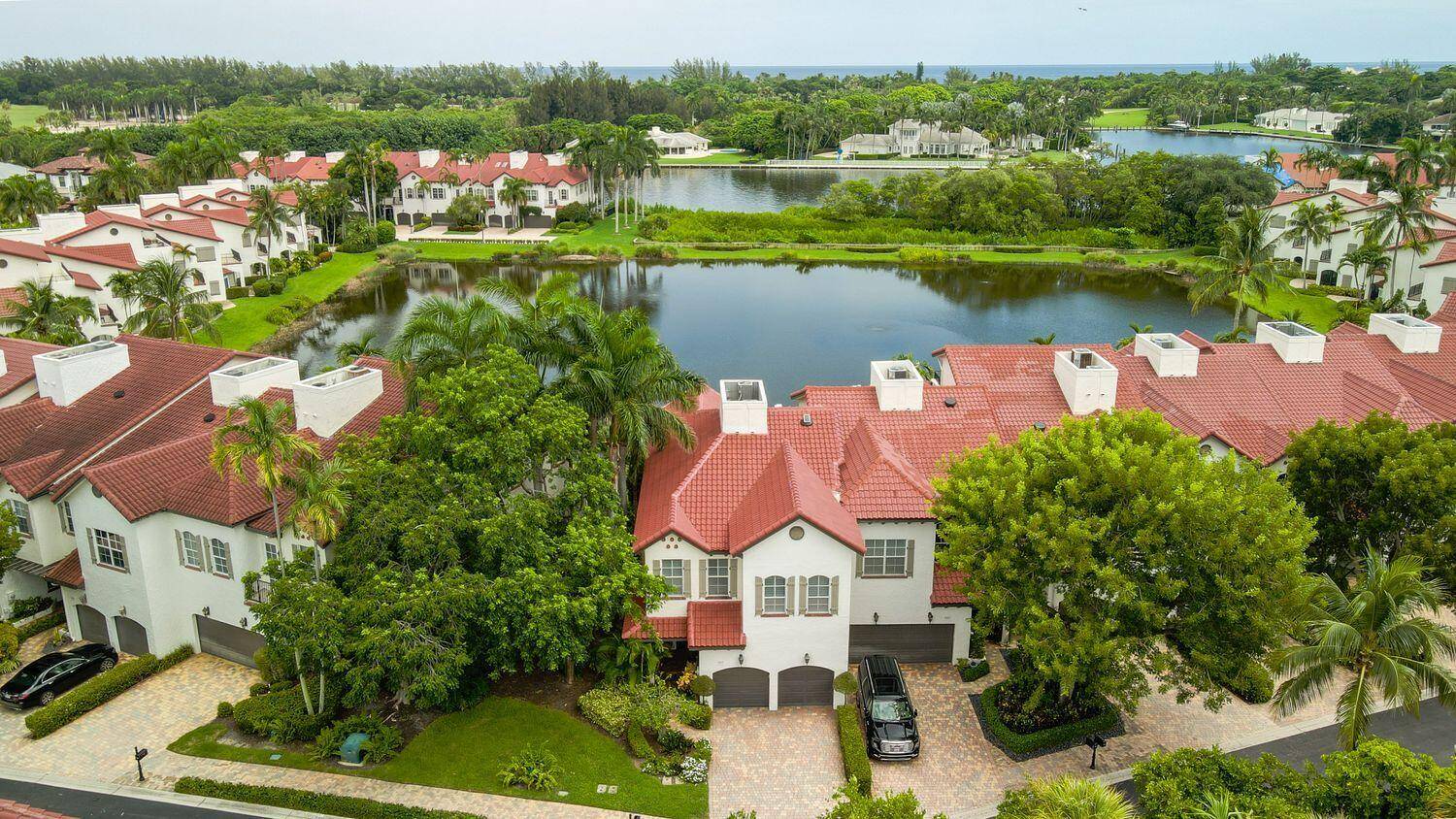 This upgraded Magellan model townhome offers 2, 900 sqft with lake and Intracoastal views.