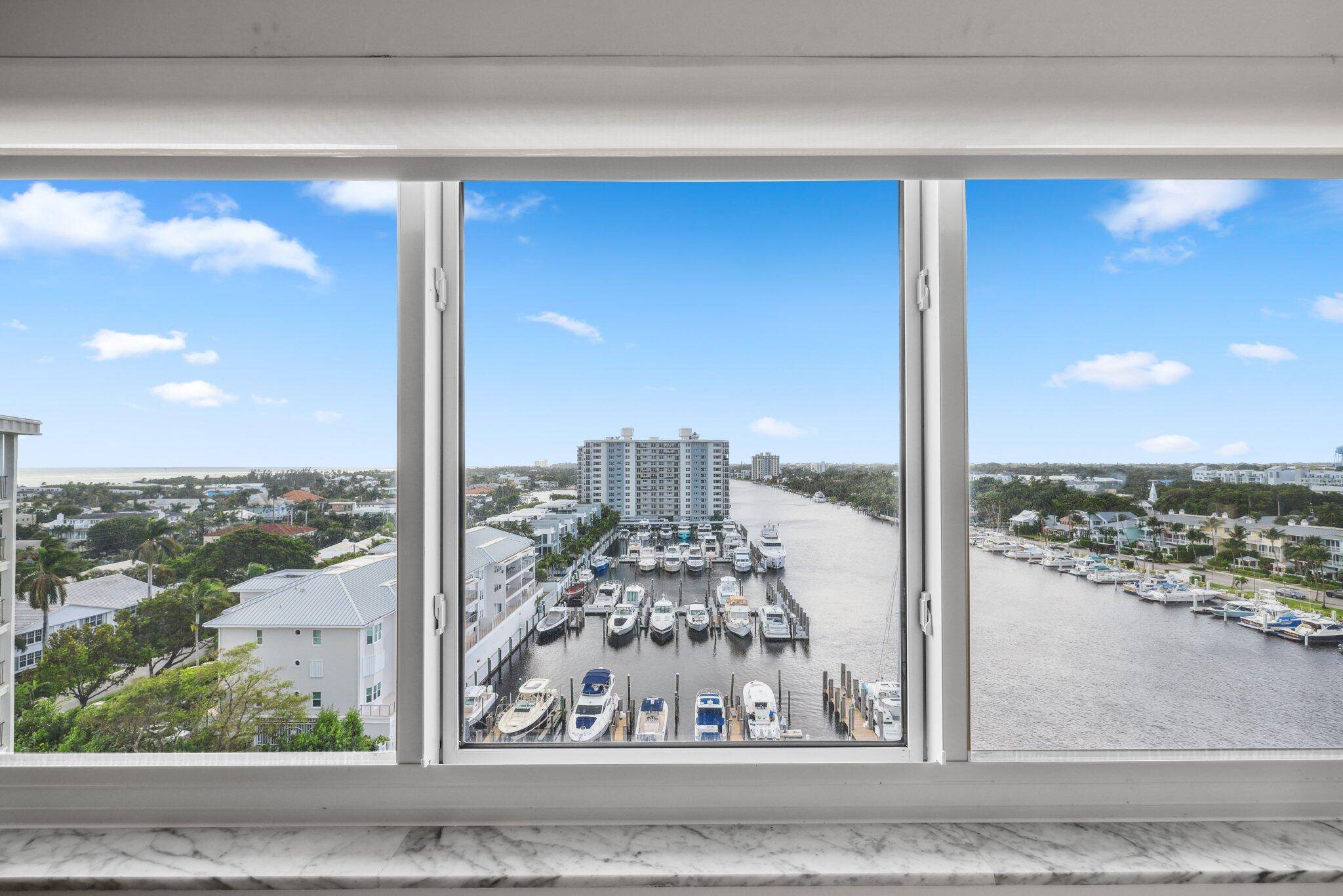 PENTHOUSE ! Welcome to PH C at Bar Harbour, a rarely available corner penthouse perched on the 10th floor of one of East Delray Beach's premier Intracoastal buildings.
