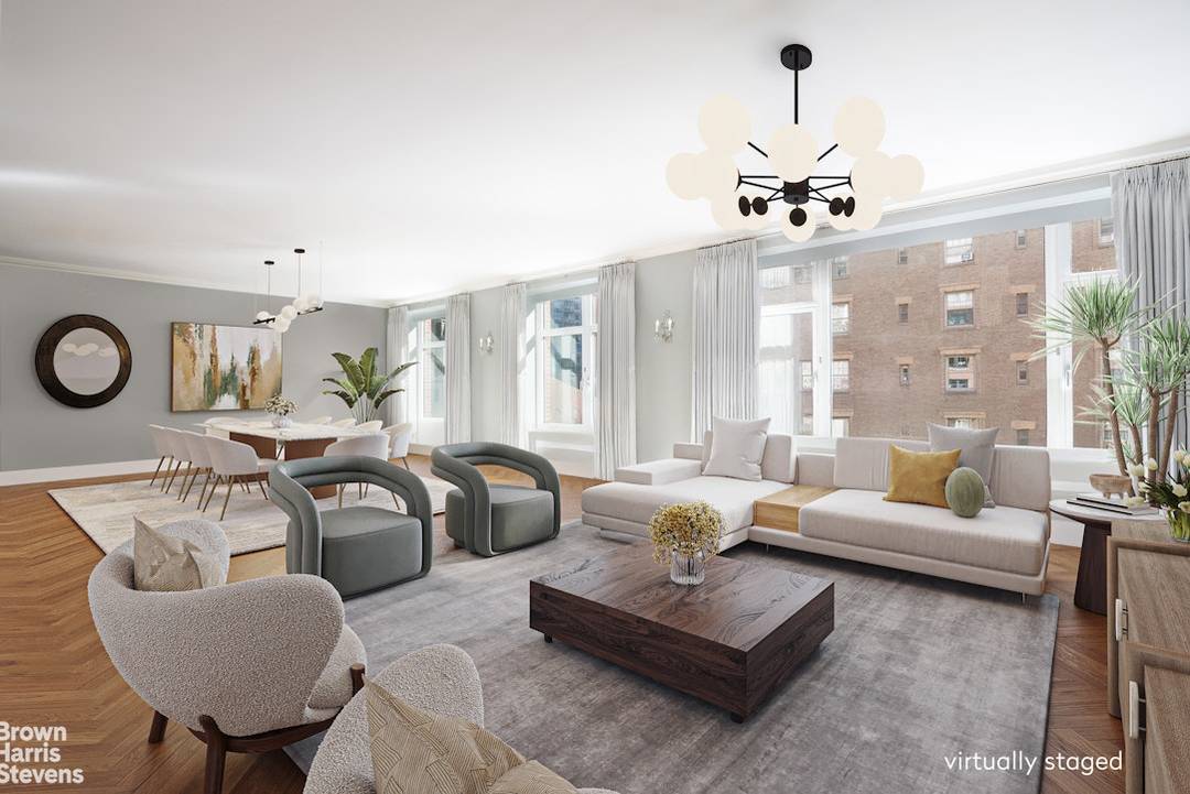 Truly mint and nearly 3800 square foot 4 5 bedroom home in one of the best condominiums on the Upper West Side !