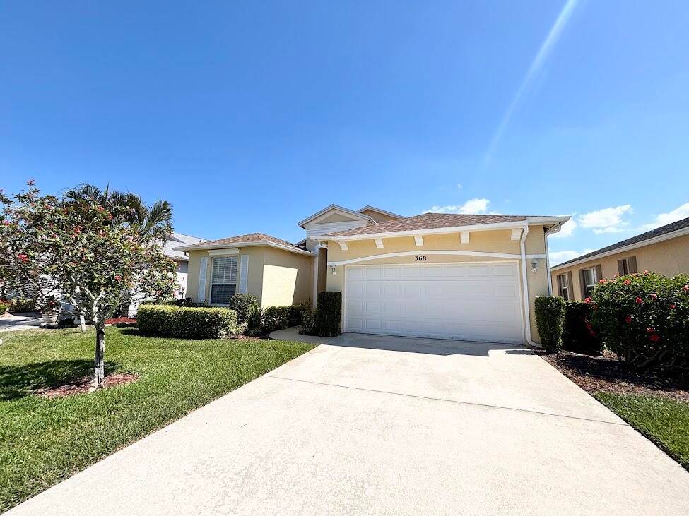 Welcome to this charming 2 bedroom, 2 bath home with a versatile den easily convertible to a 3rd bedroom in the highly desirable gated community of Lake Forest at St.