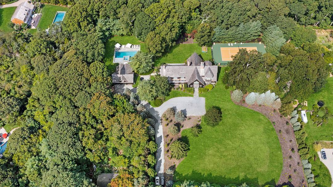 Private Sag Harbor Retreat on 3+ Acres with Pool, Tennis & More