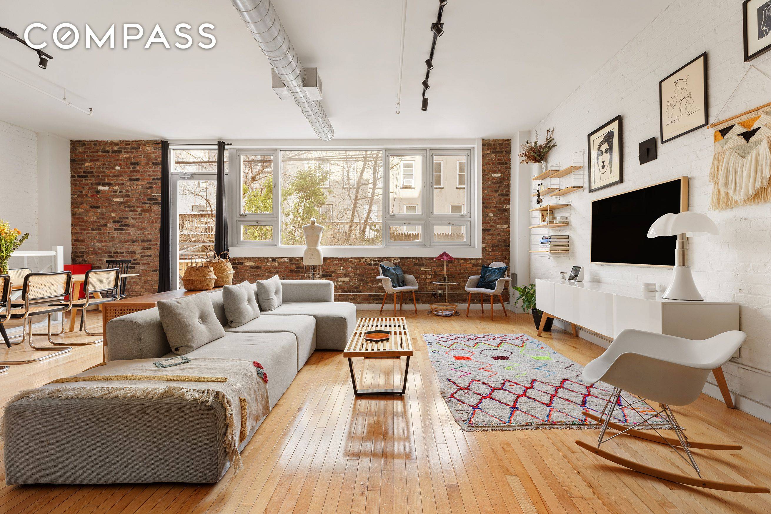 Spanning approximately 2, 500 square feet including a private deck Unit D1 is a distinctive, loft style duplex tucked at the rear of the building for maximum peace and privacy.