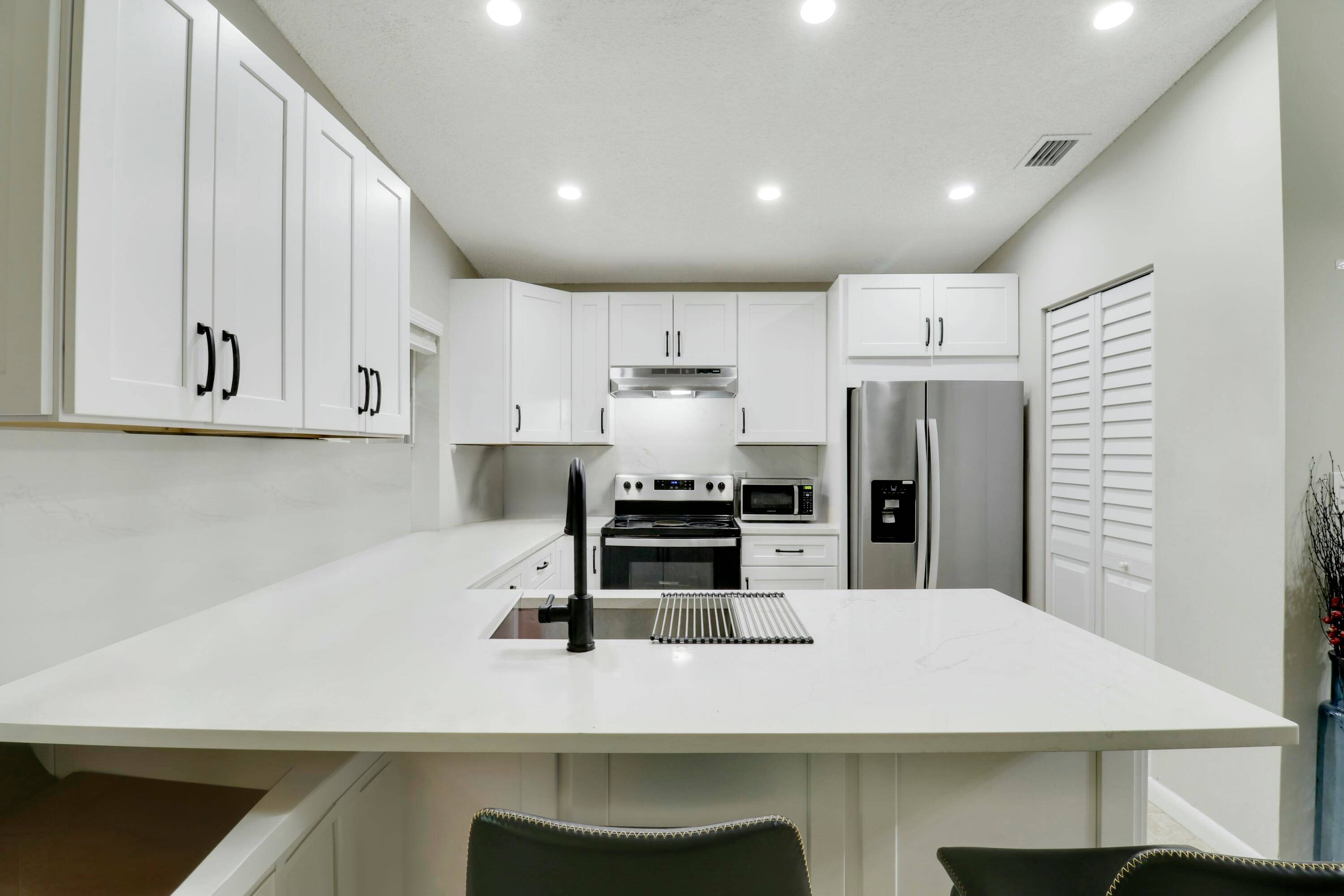 Nestled in the tranquil, tree lined, low HOA community of Timberwalk, this beautifully updated 3 bedroom, 2 bathroom end unit townhome offers a brand new roof, tile flooring throughout, two ...