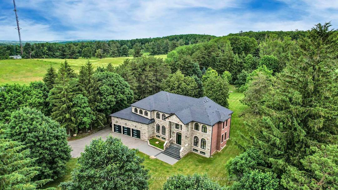 Set on 2. 5 ac. of fully fenced, gated land in sought after Rural King, this arch stunning custom built estate only 2 years old perfectly blends luxury, privacy, and ...