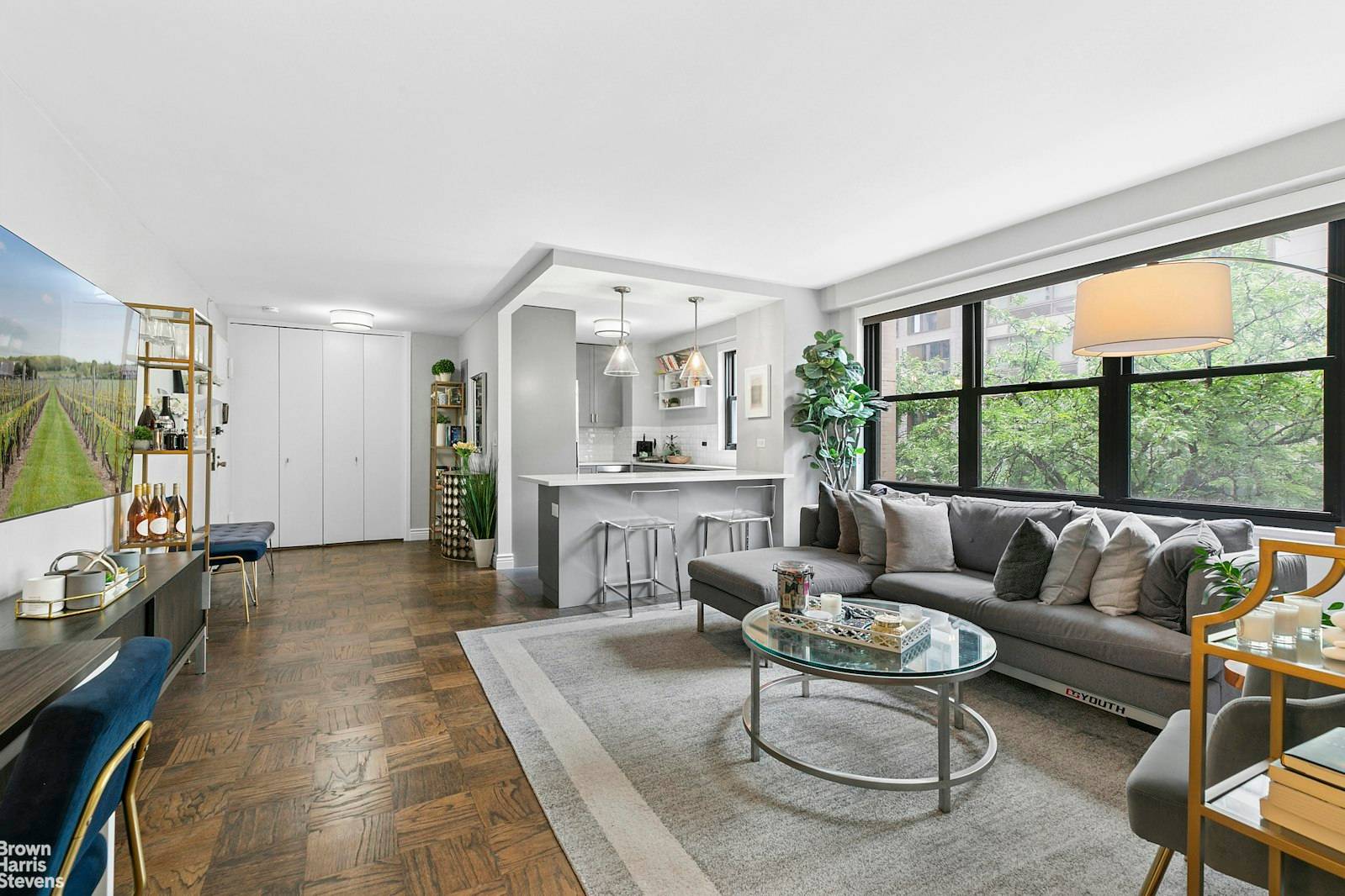 New to the Market ! Beautiful and in pristine condition, sunny Apt.