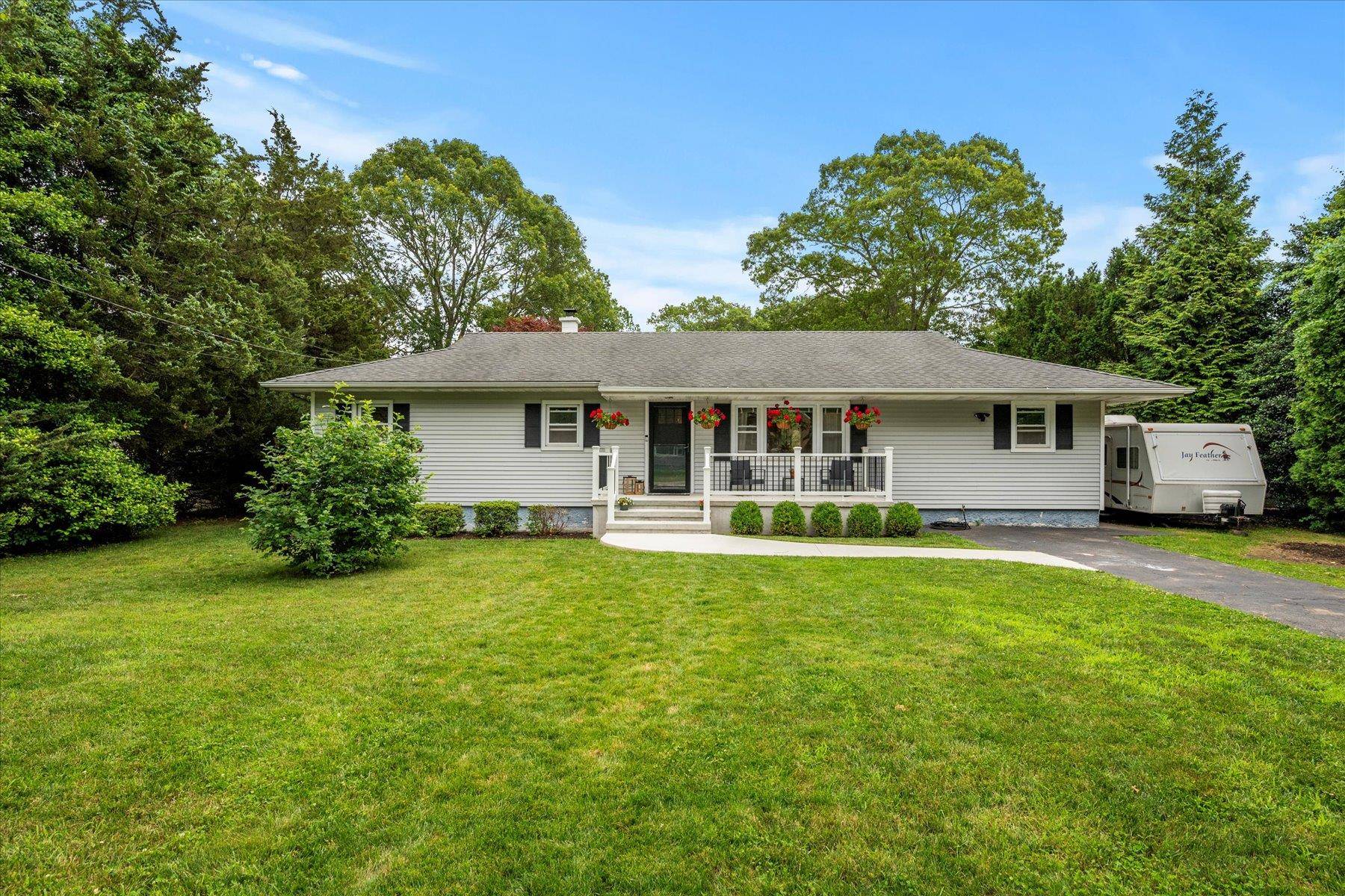 Welcome home to this beautifully updated 4 bedroom, 2 bathroom ranch located in the heart of Shirley.
