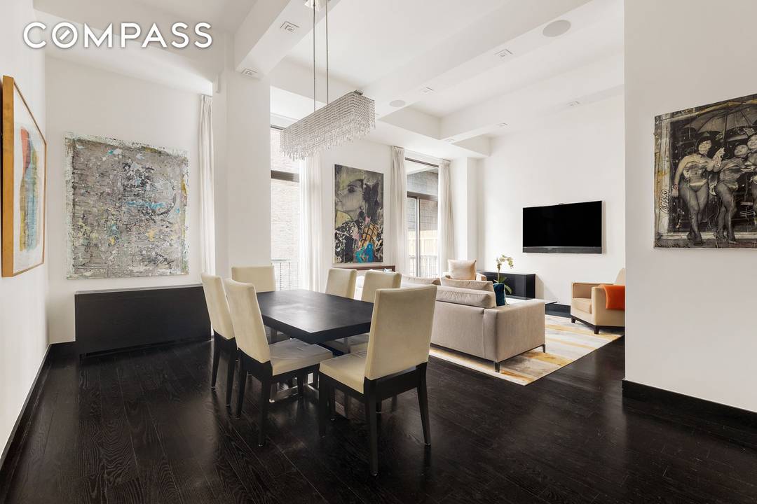 Enjoy exceptional loft living in the Gramercy Flatiron District in this exquisite two bedroom, two bathroom condominium featuring an expansive open layout, soaring ceilings and pin drop quiet ambiance in ...