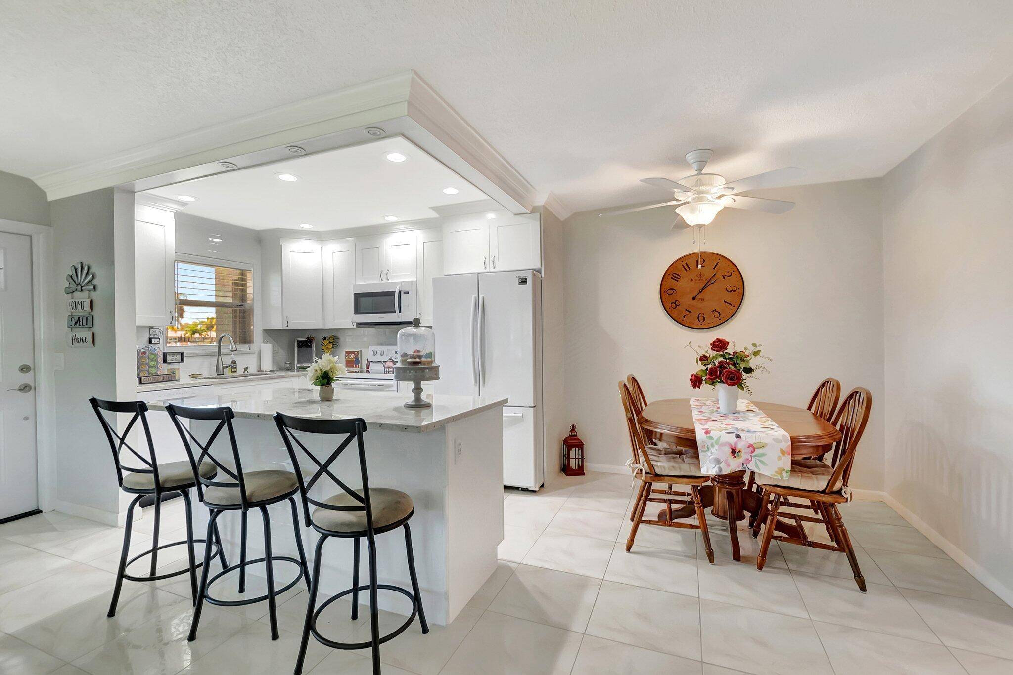 Move right into this fully furnished, renovated 2 2 Villa w a brand new A C system new windows.