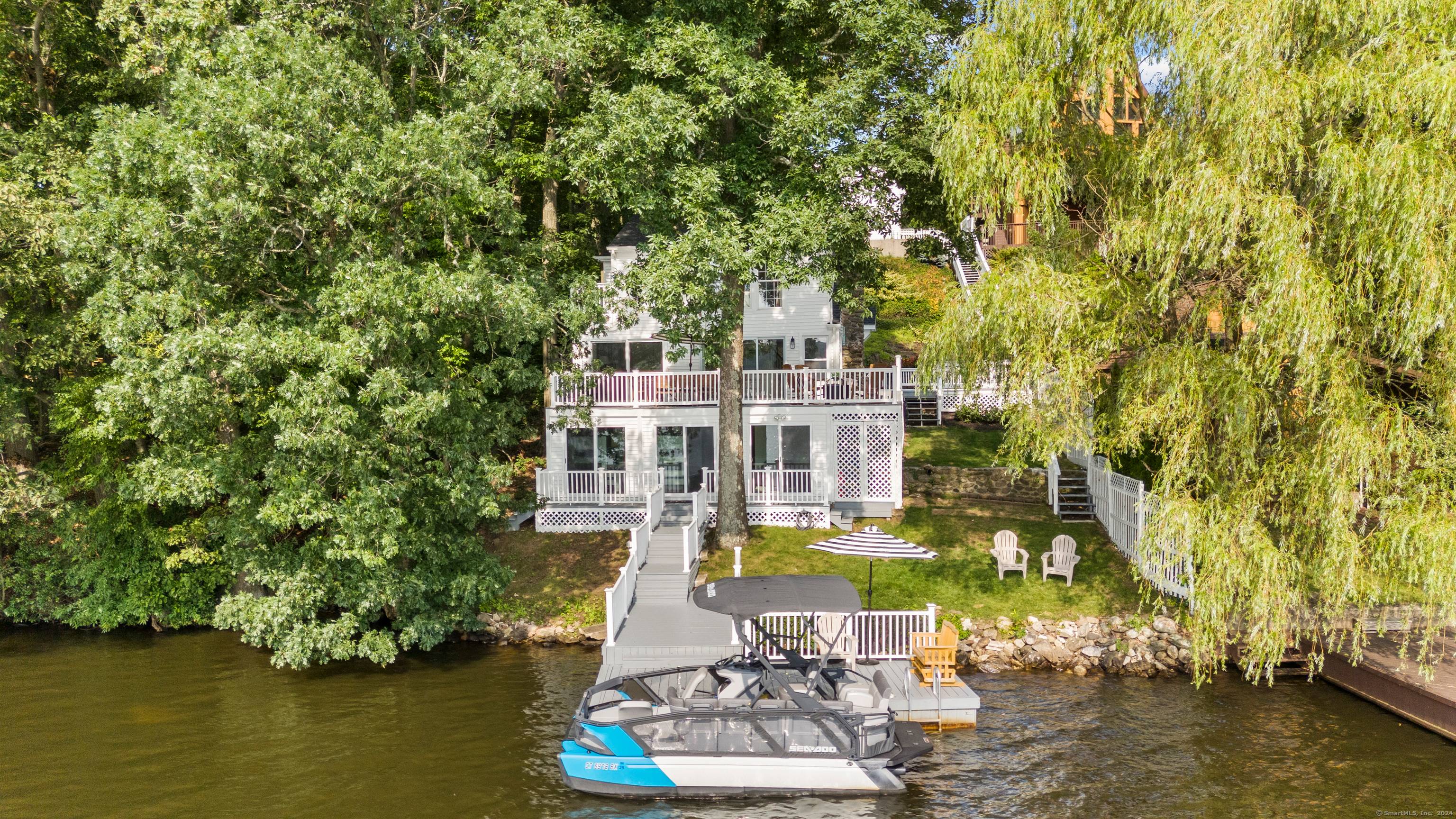 The Lakehouse, Pontoon Boat, and Furniture are All Included !