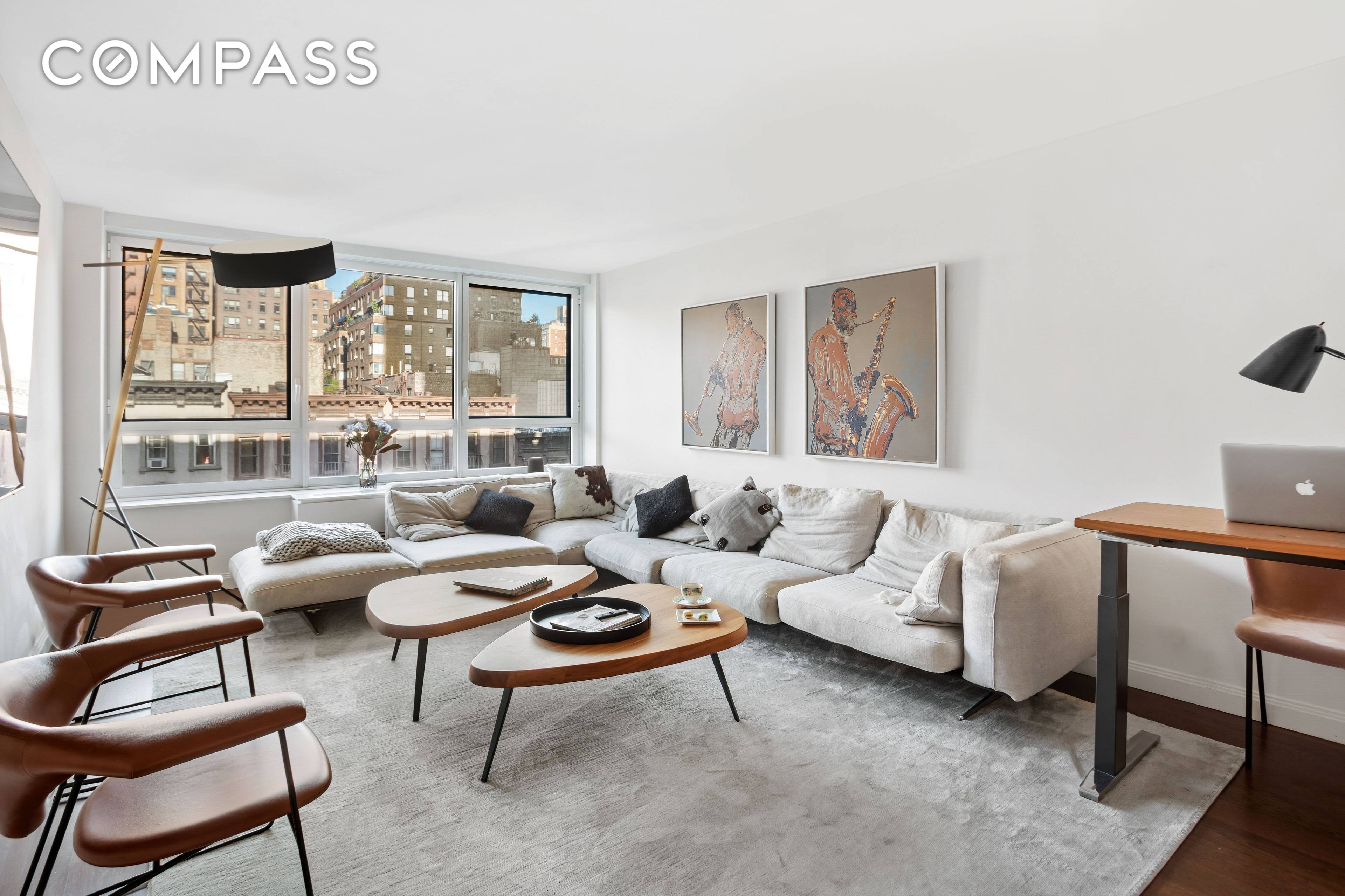 Welcome home to your bright and spacious one bedroom apartment at the Carnegie Park Condominium facing Third Ave west !