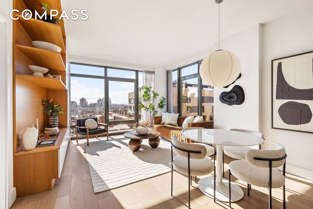 Designer style meets Downtown convenience in this sun splashed split two bedroom, two bathroom corner residence featuring sleek contemporary interiors, wide open city views, exceptional natural light and a fantastic ...