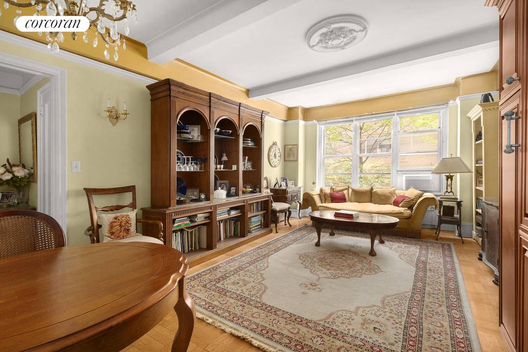 Classic New Yorker Co Op with plenty of charm, and Gilded age of NYC finishes, at one of the best locations of Upper East Side.