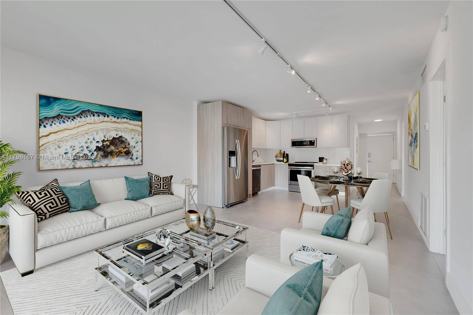 Enjoy living steps from the sand from this beautiful, recently renovated 3 2 apartment.
