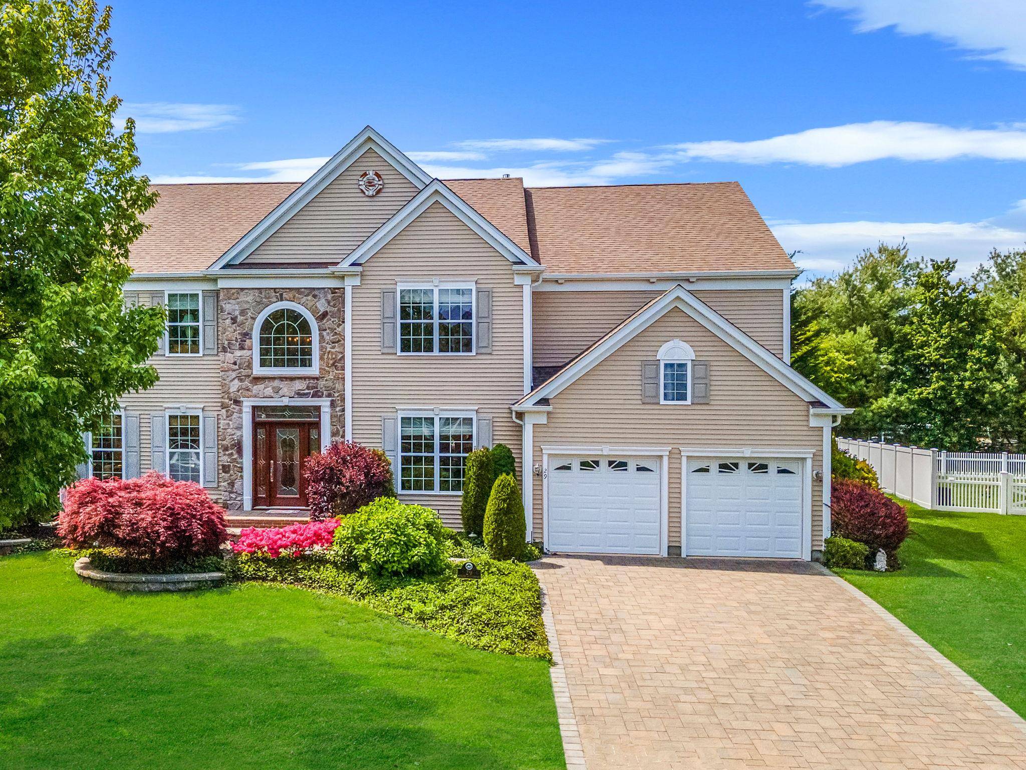 This beautiful home is located in a sought after gated community.