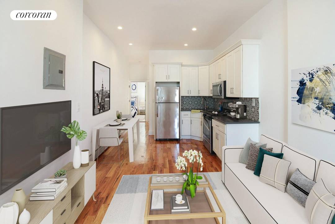 Introducing 1822 Fulton Street a mixed use brick townhouse offering prime visibility and versatile potential in the heart of Bedford Stuyvesant.