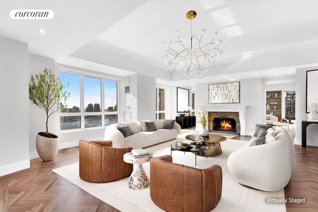 Perched high above Manhattan's East Side in one of the city's most distinguished full service buildings, Penthouse 8 at The Beekman Regent is a masterfully renovated oversized and palatial 4, ...