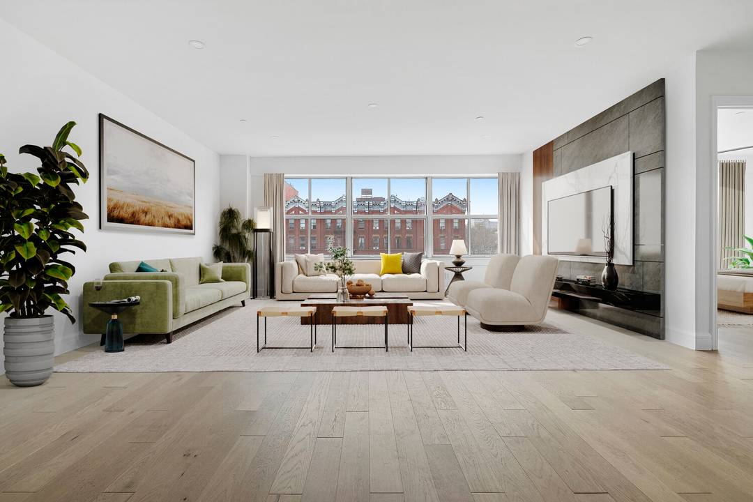 An exceptionally spacious, loft like great room anchors this 1, 229 square foot two bedroom, two bathroom condominium, offering a vast, open expanse for living, dining, and entertaining, with the ...