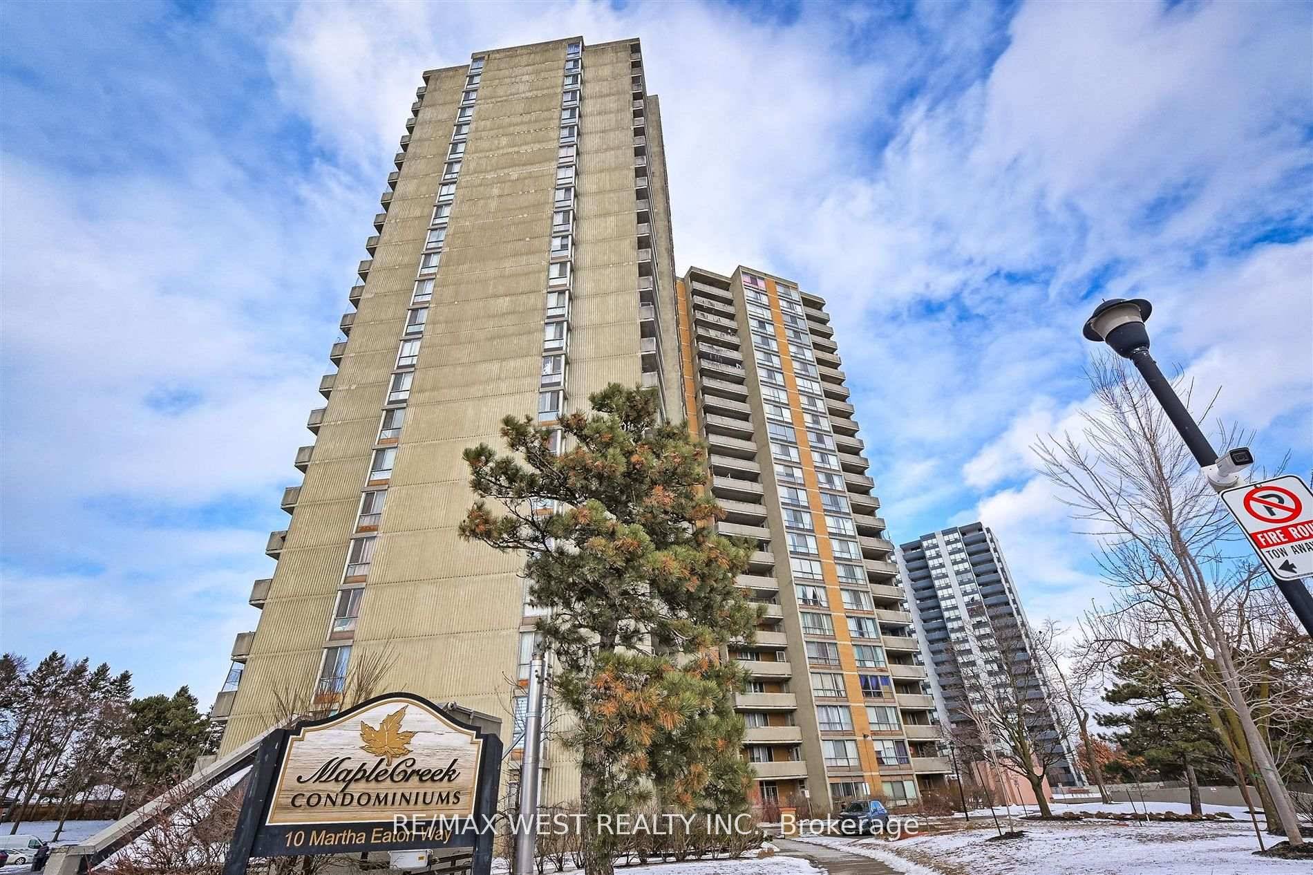 Located at 10 Martha Eaton Way, Suite 1801 in Toronto, this charming 2 bedroom apartment blends comfort, convenience, and style.