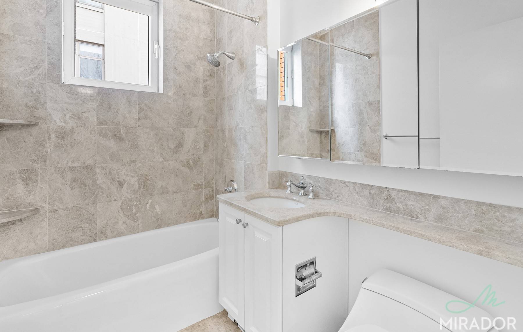 Come see this amazing one bedroom with a large private set back terrace facing the courtyard garden at The Caroline.