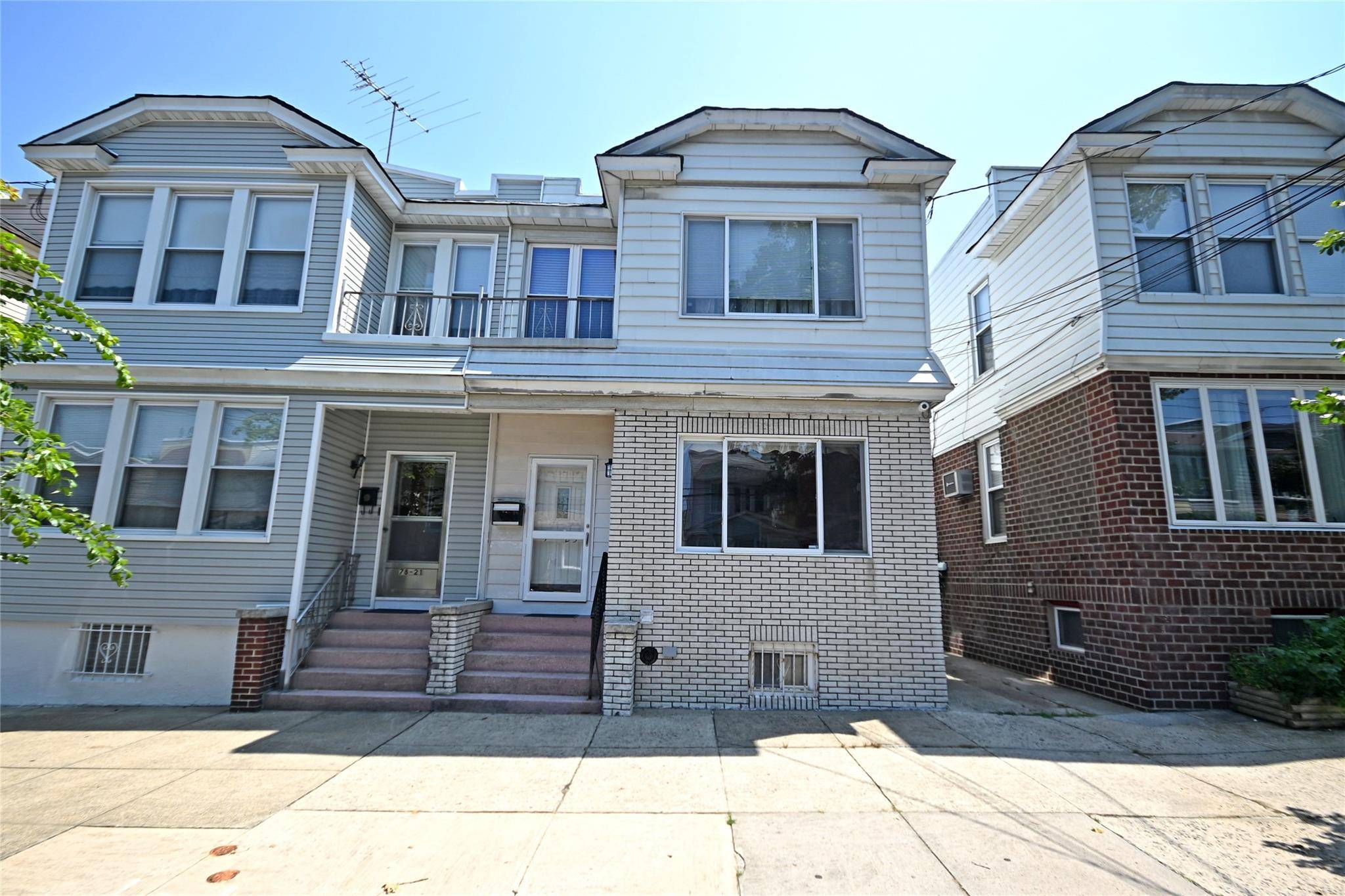 2 Family Semi Detached Party Driveway 2 Car Garage New Roof Move in Condition Delivered All Vacant on Title.