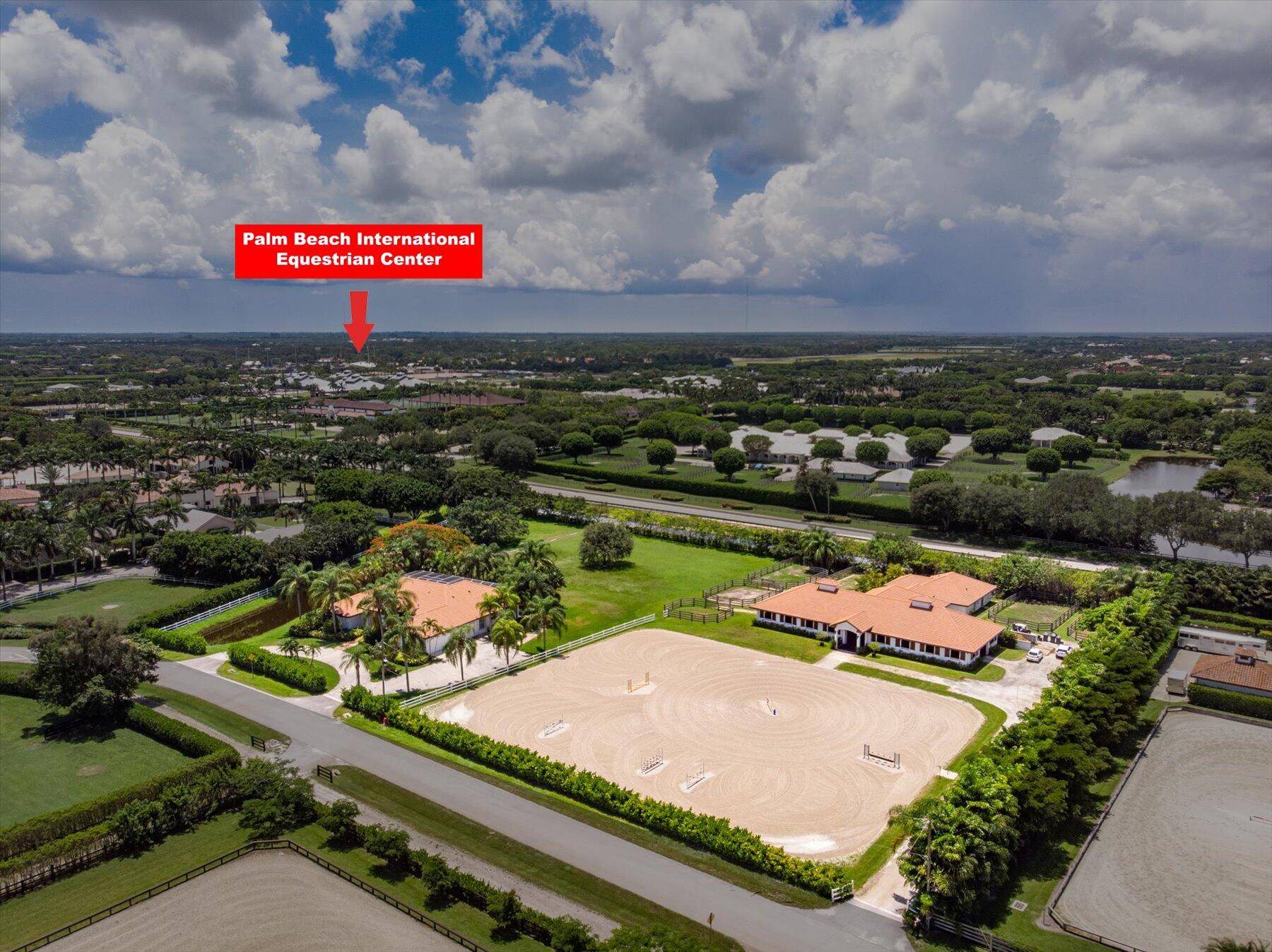 This 3. 8 acre equestrian estate's proximity to the Wellington International showgrounds is so desirable that it's akin to having an oceanfront or front row location.