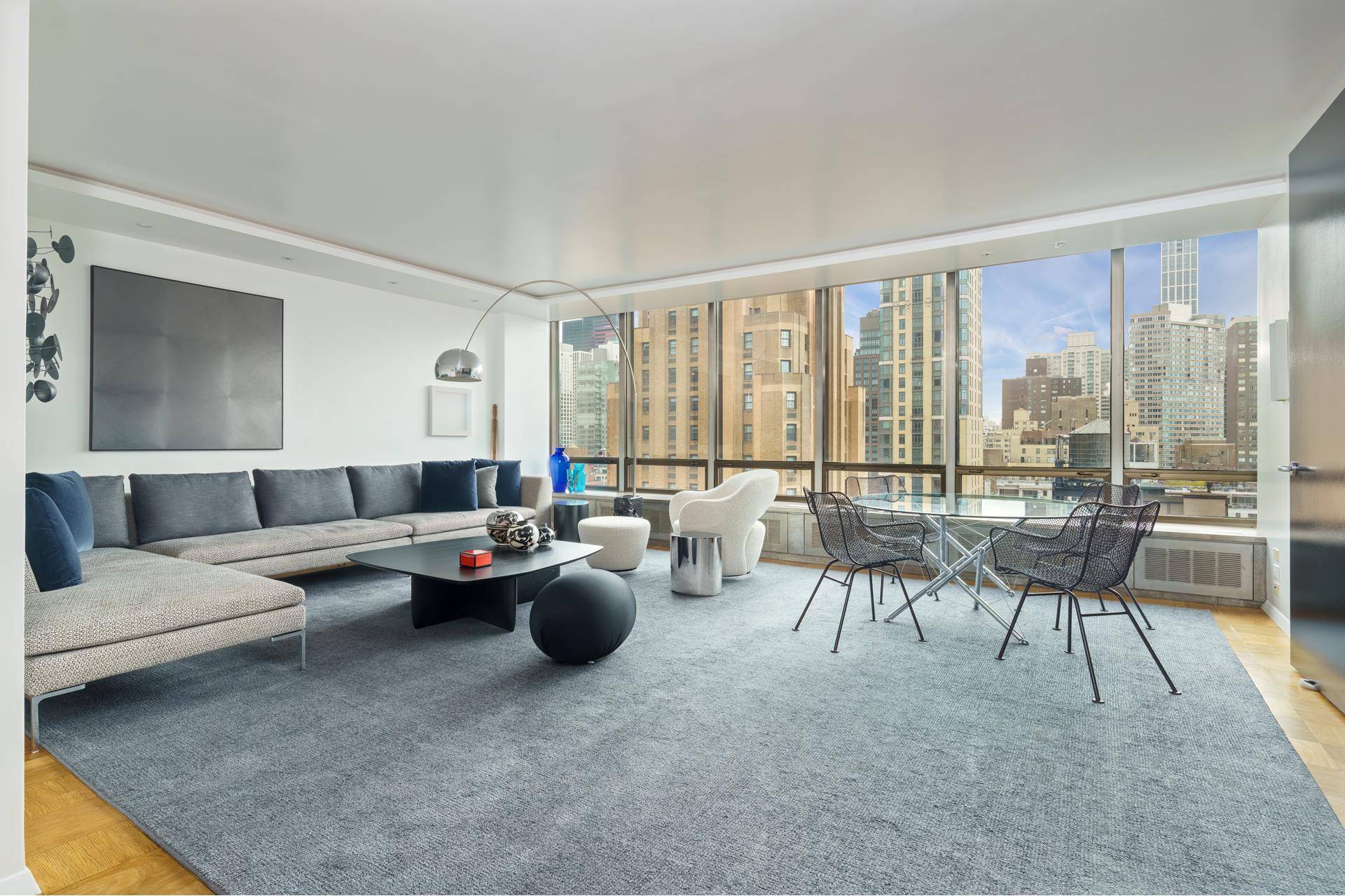 Now Available at 860 United Nations Plaza on the 18th floor, a sleek modern two bedroom, two bath apartment that has been renovated with impeccable attention to detail is offered ...