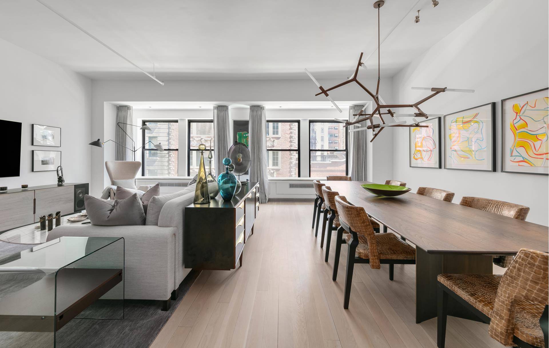 Architecturally custom designed two bedroom loft plus den on one of Flatiron's Premier Blocks.