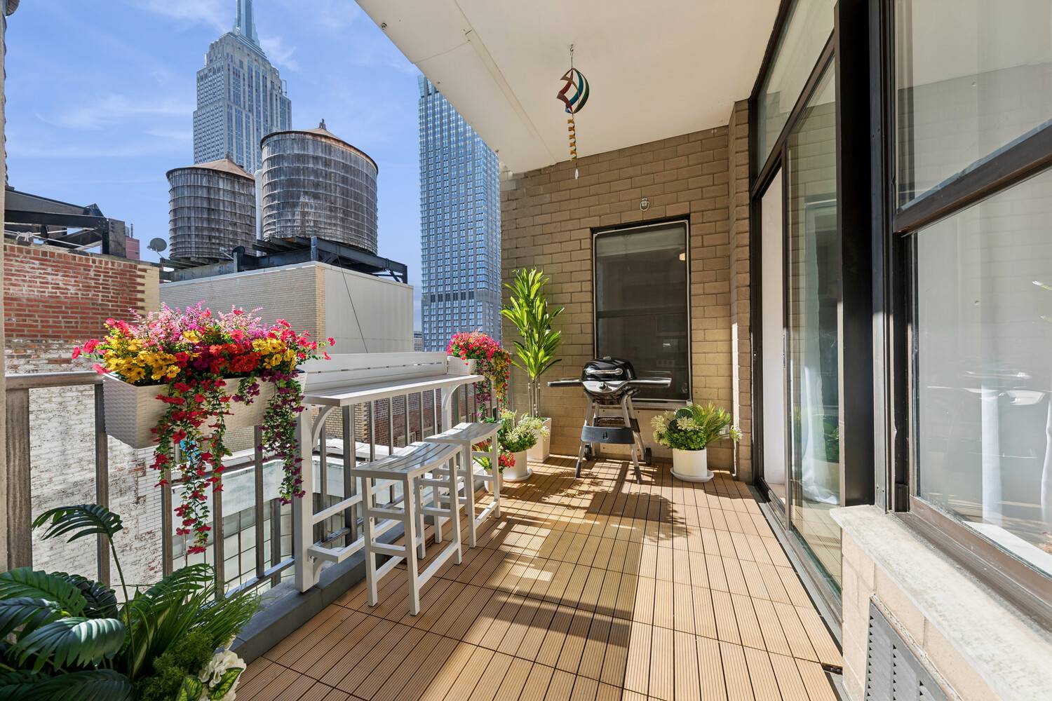 Welcome home to this high floor, extra large, mint condition one bedroom, one bath residence featuring a sun drenched, south facing terrace.