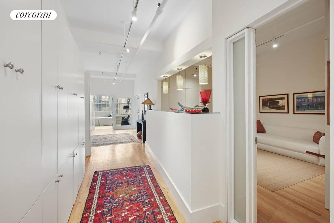 Incredible full floor loft apartment on the 10th floor of a 12 story coop with a video intercom.