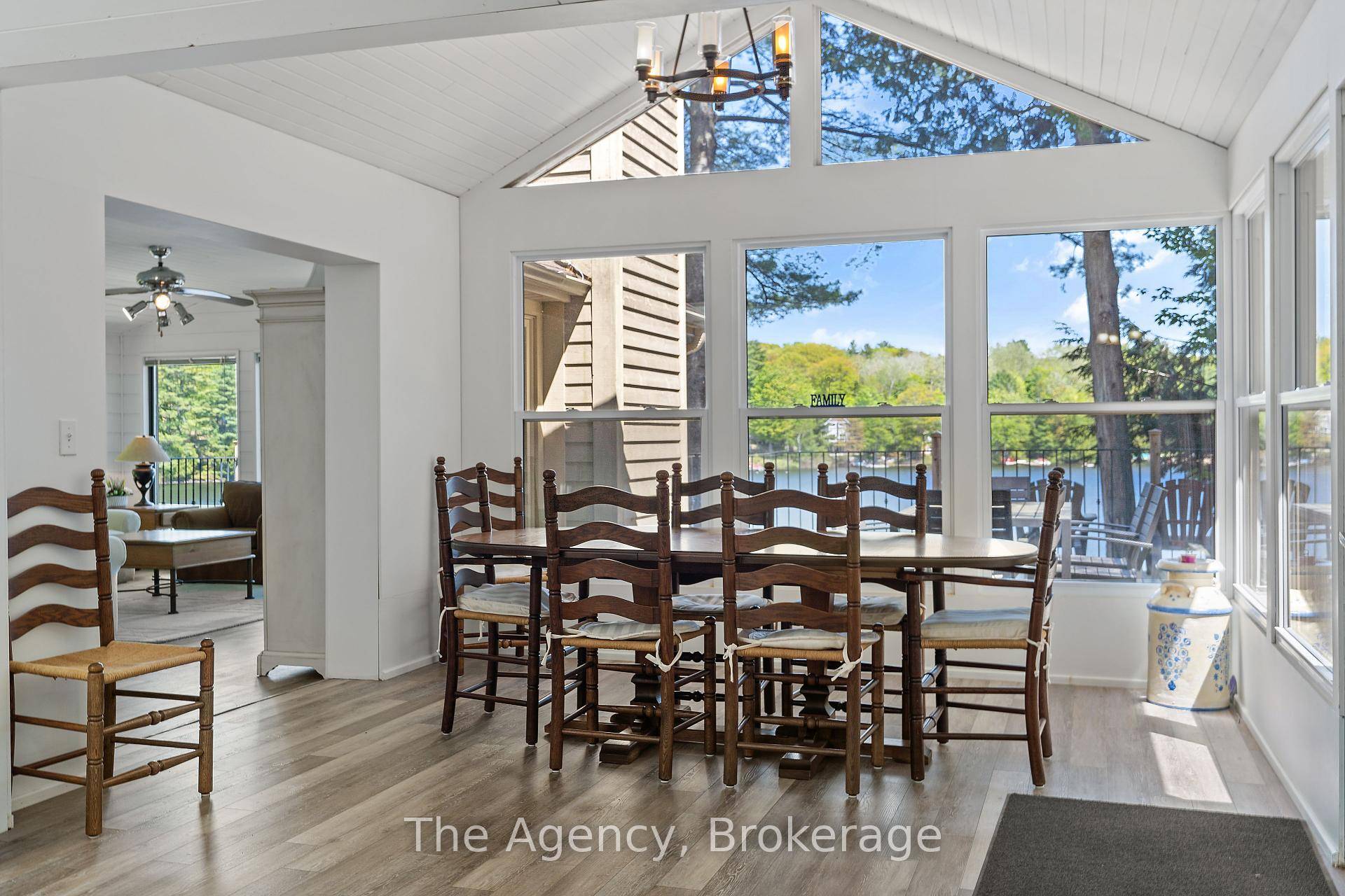 Welcome to this stunning 3 bedroom, 3 bath waterfront retreat on the shores of Bass Lake.