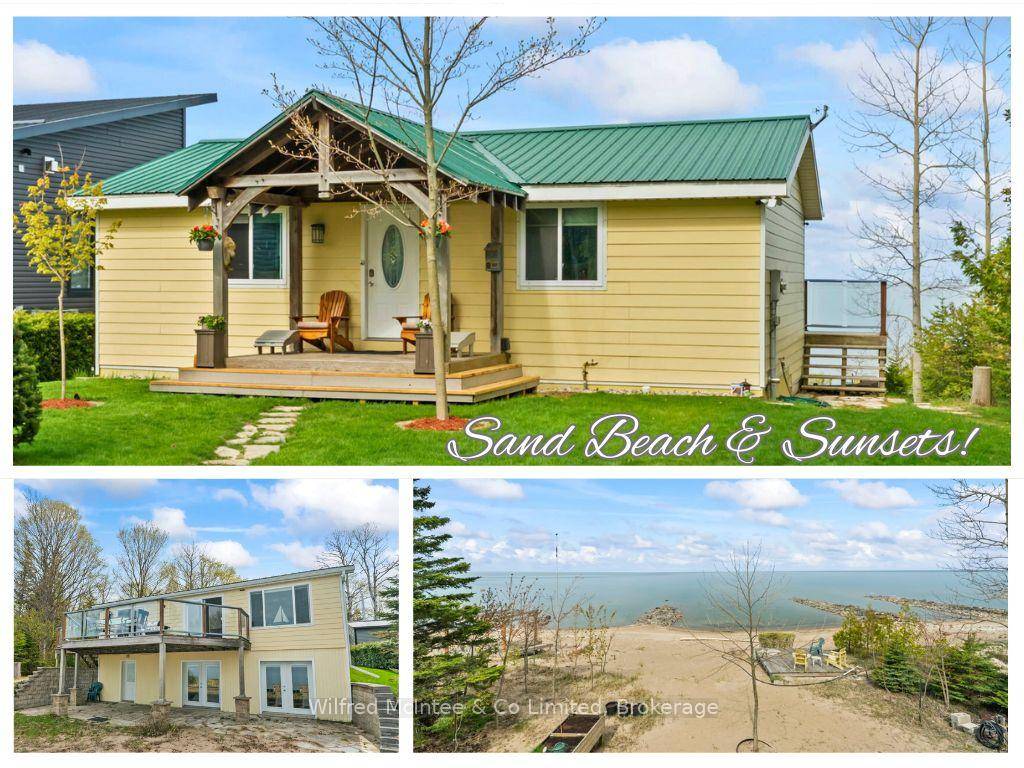 OUTSTANDING SUMMER HOME, GARAGE and SAND BEACH on LAKE HURON !