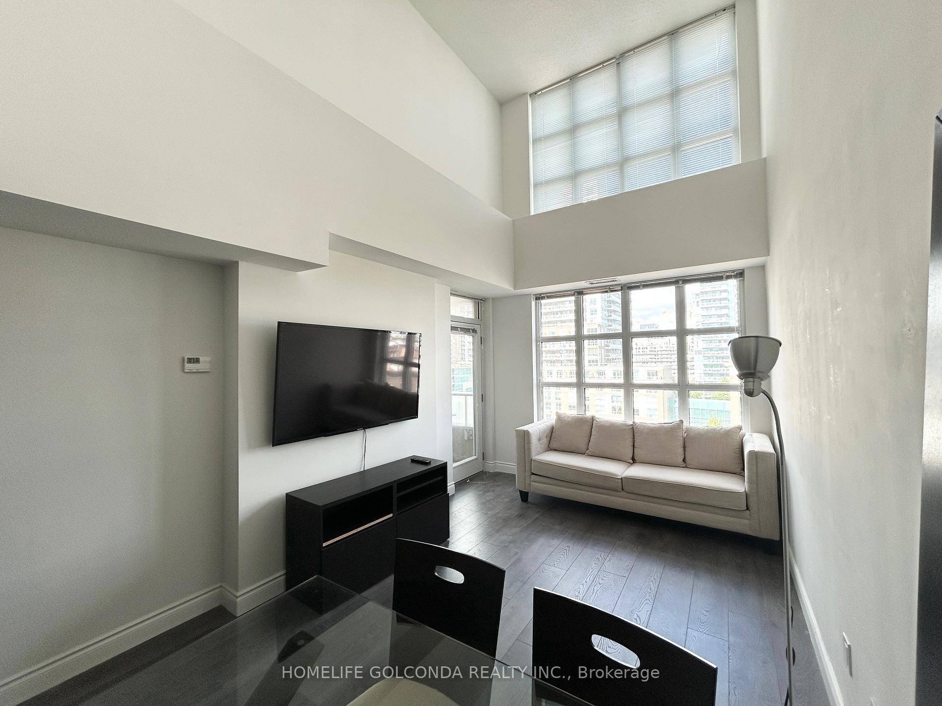 Bright amp ; Spacious 2 Br amp ; 2 Balconies Corner Unit In The Heart of Liberty Village, Partially Furnished With Major Pieces of Furniture, Can Also Be Rented Unfurnished ...