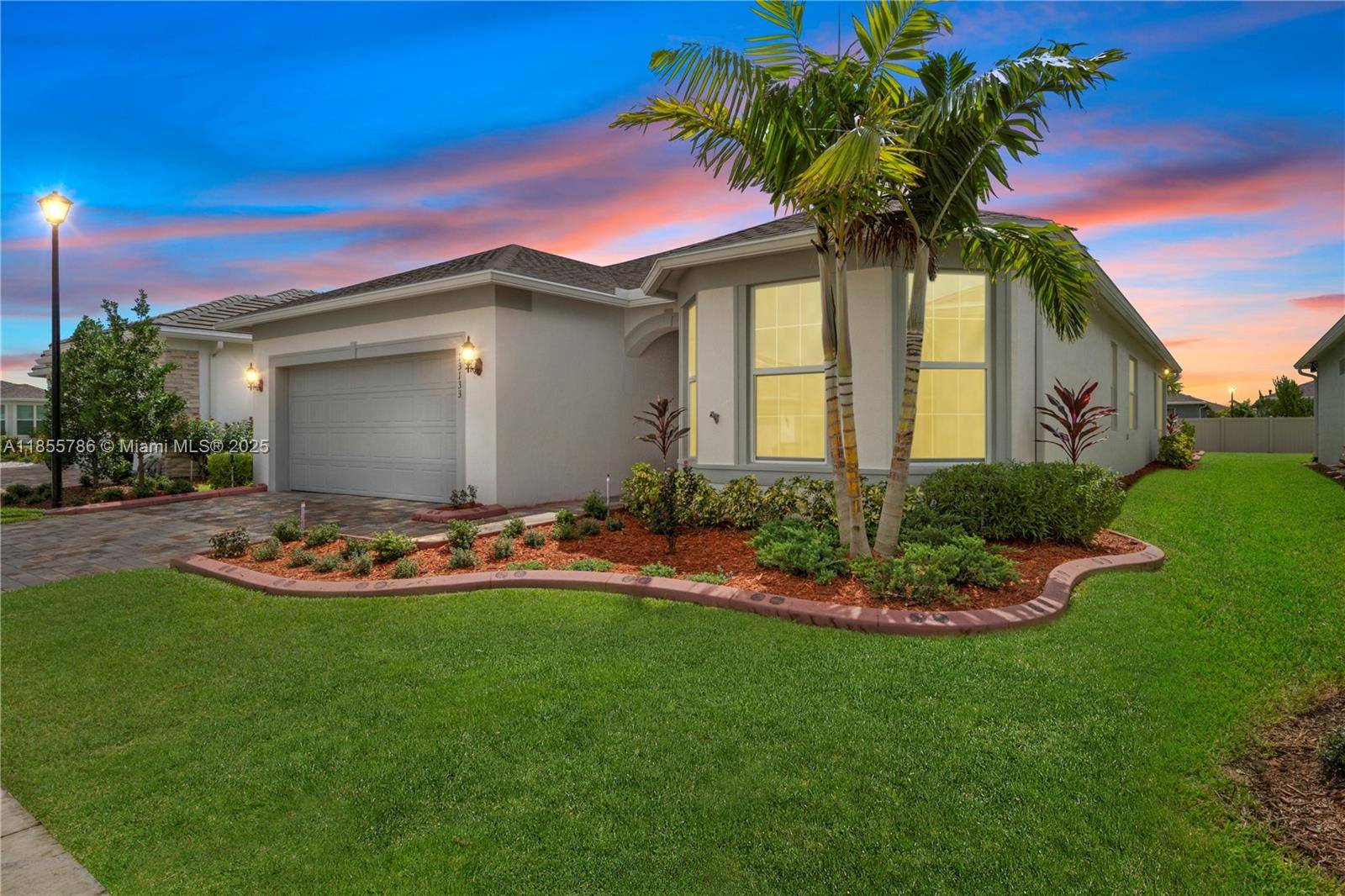 Discover the beautifully designed Mystique Floor Plan, built in 2024, within the sought after Del Webb at Tradition 55 Gated Community.