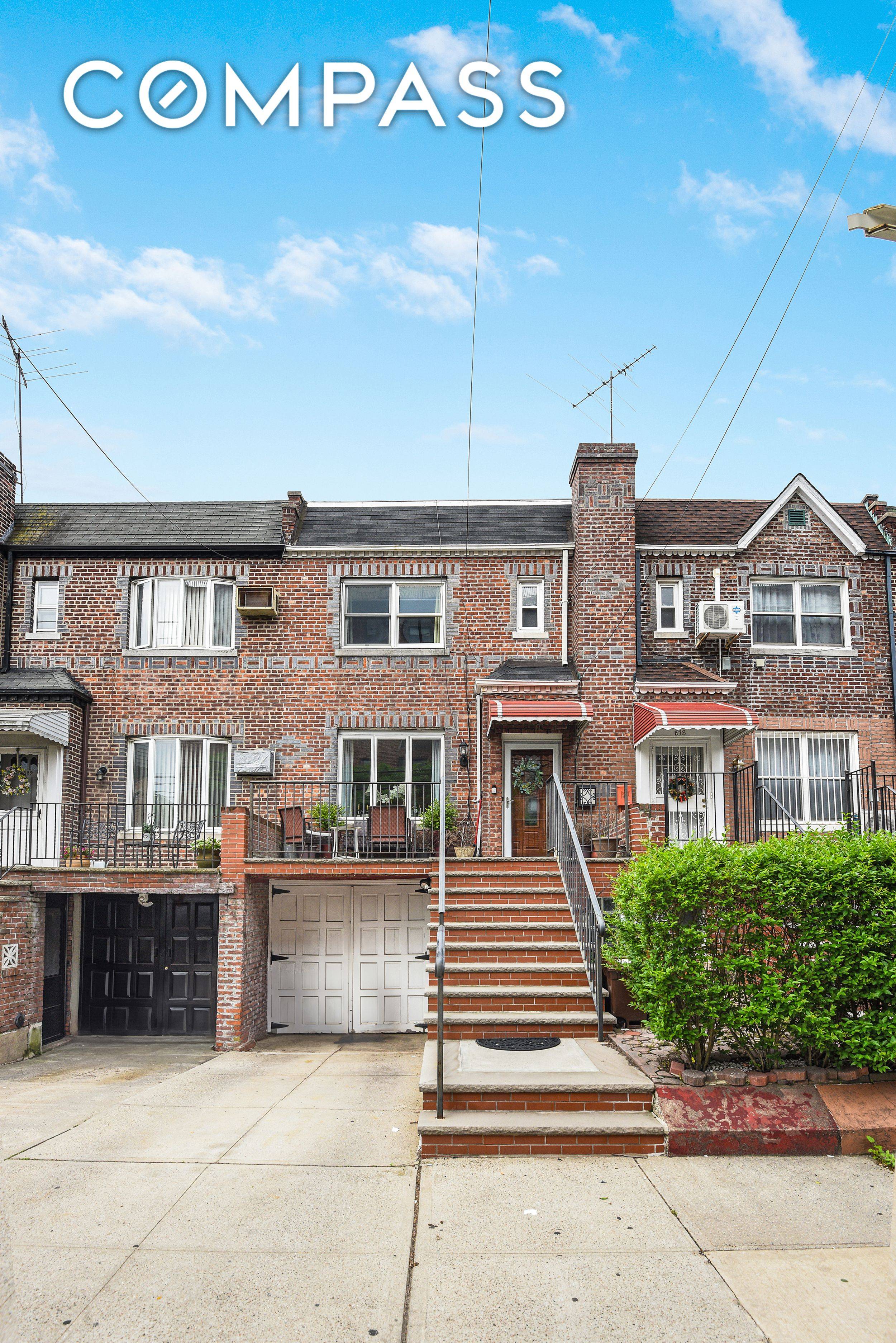 Beautiful Brick One Family Home with Private Drive and Garage Nestled on a picturesque tree lined street, this beautifully maintained brick one family home offers comfort, style, and convenience.