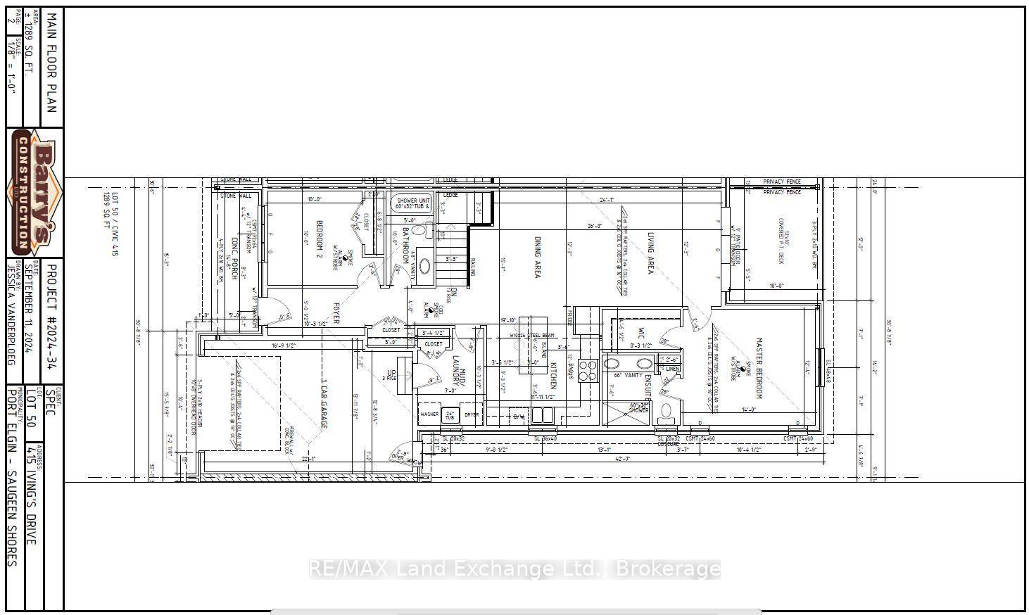 This 1289 sq ft freehold bungalow townhome is currently under construction and anticipated to be move in ready in approximately 90 days.