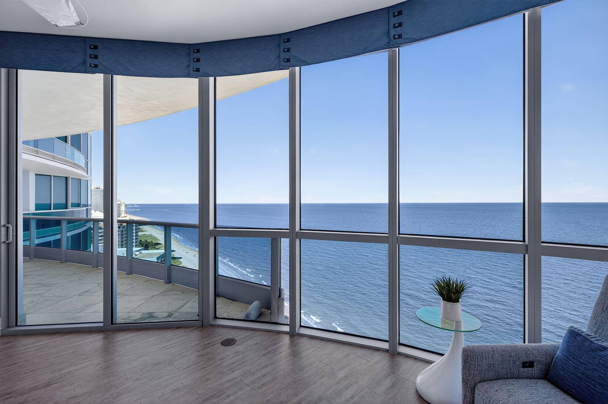 Oceanfront Penthouse ! Sophisticated coastal living in this 3 bed, 4.