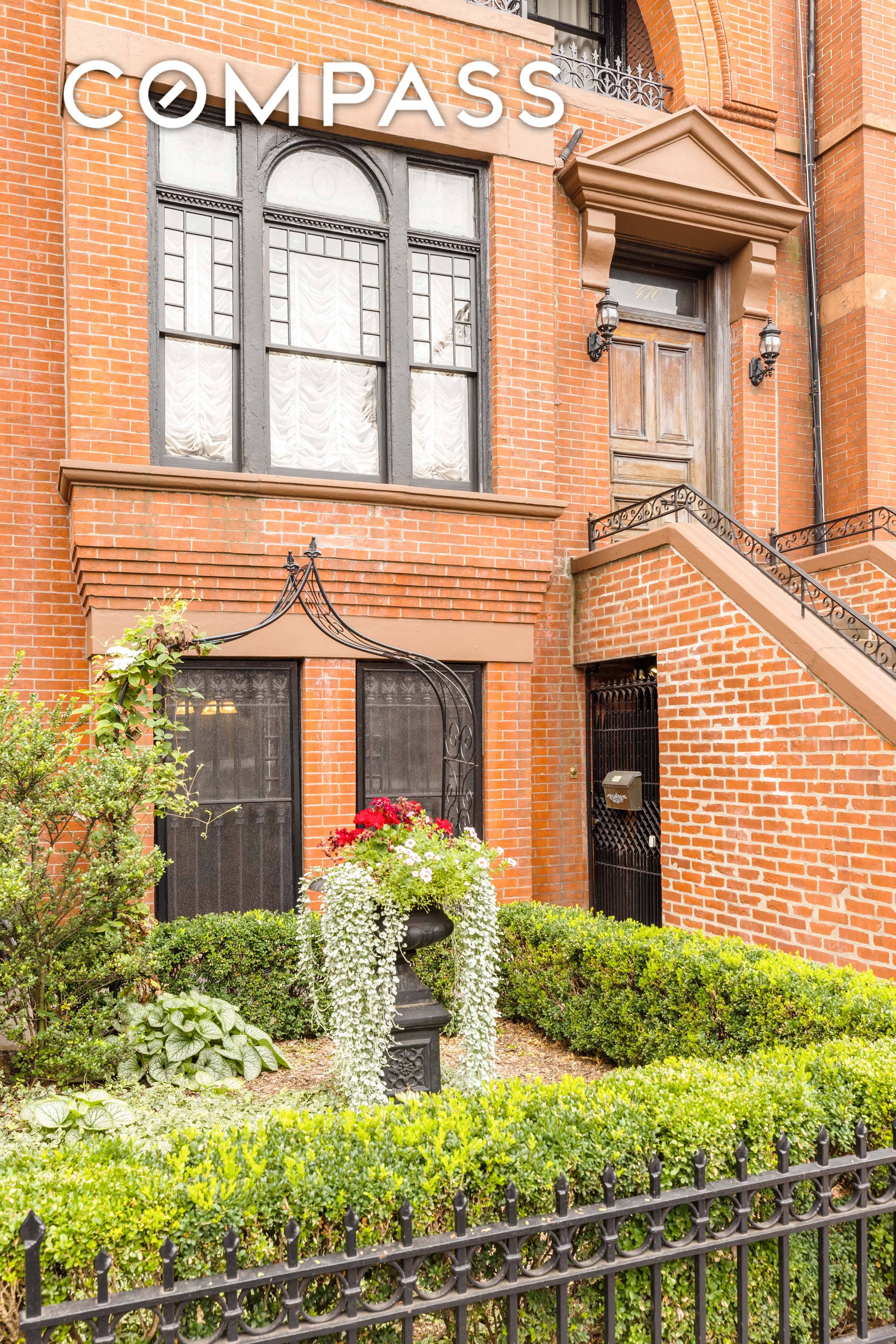 Built in 1882, 470 9th Street is a beautifully renovated 20 foot wide brick and brownstone townhouse on an extra wide, treelined street close to Prospect Park.