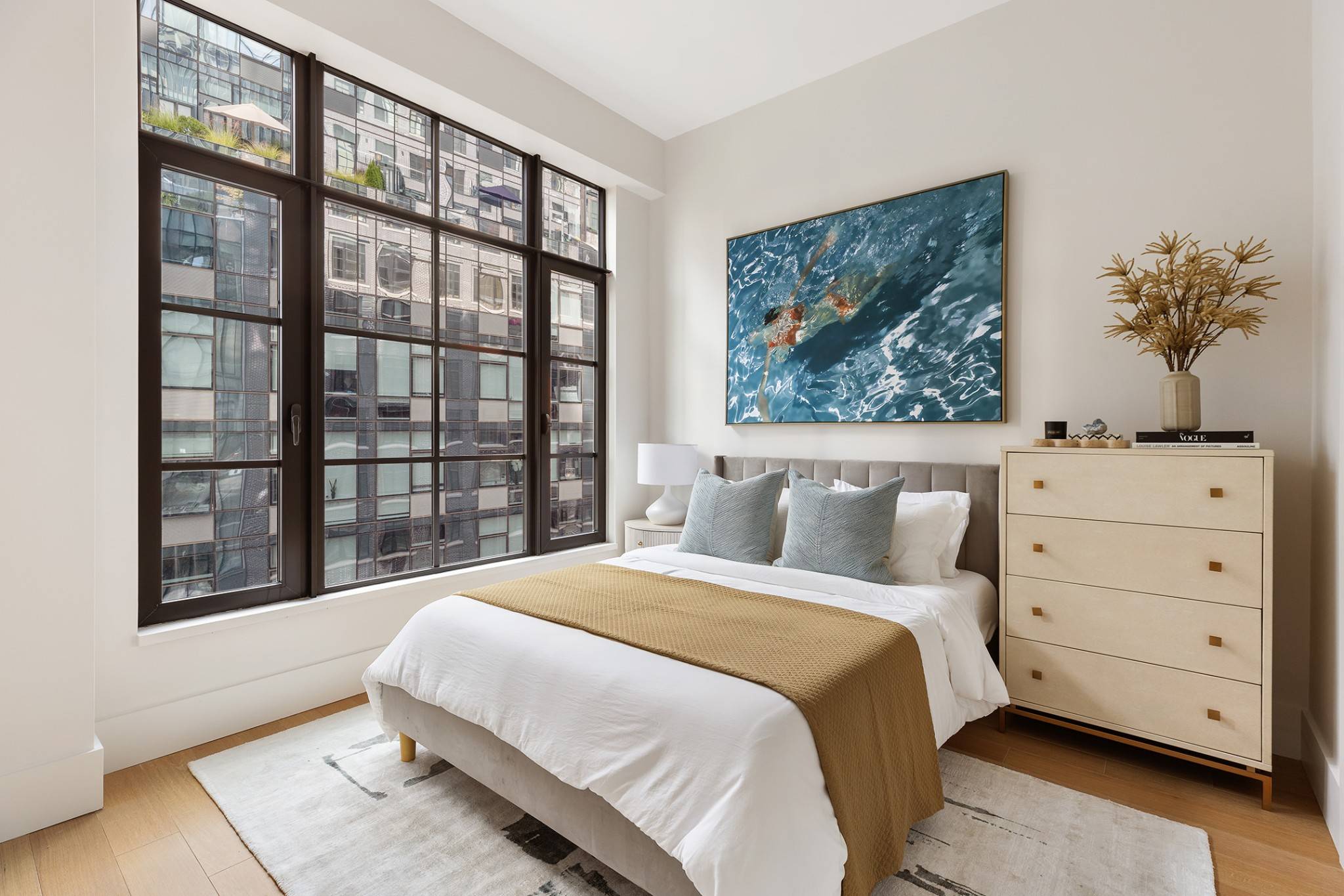 FEATURES Kitchen Cabinets by bespoke Italian designers Uno Contract Full Suite of Miele Appliances Vented Miele 36 Slide Out Range Hood Honed Arabescato Bluette Marble Countertops LED Track Lighting Throughout ...