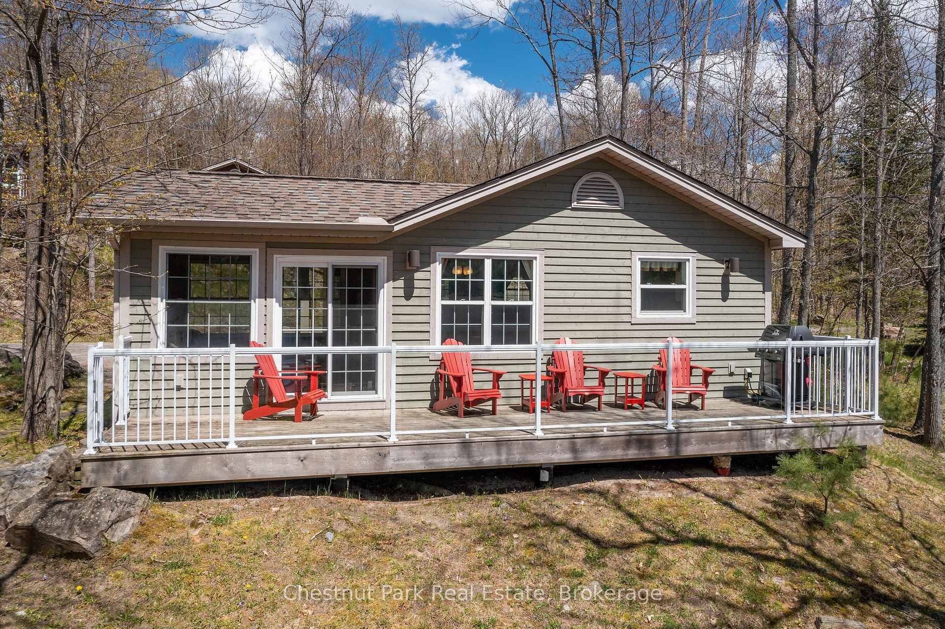 Blue Water Acres FRACTIONAL ownerships resort has almost 50 acres of Muskoka paradise and 300 feet of South facing frontage on Lake of Bays.