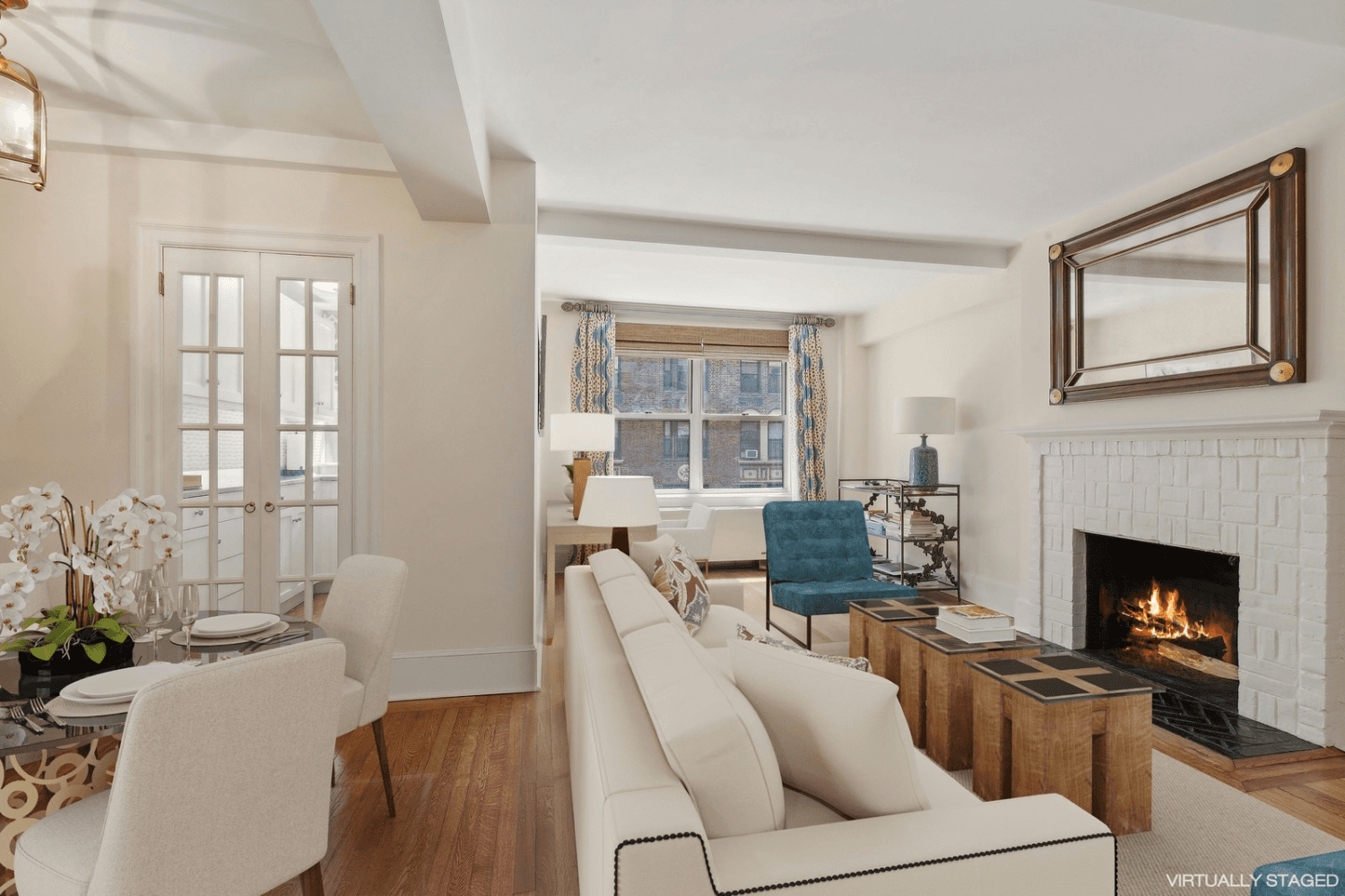 Move right in to this south facing, prewar one bedroom, one bath home with wood burning fireplace just steps off Third Avenue on the Upper Eastside of Manhattan.