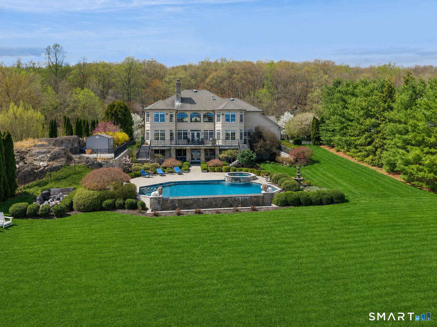 The crown jewel of one of Fairfield County's most private enclaves, this secluded luxury estate is a rare offering with spectacular river golf course views in a setting of quiet ...
