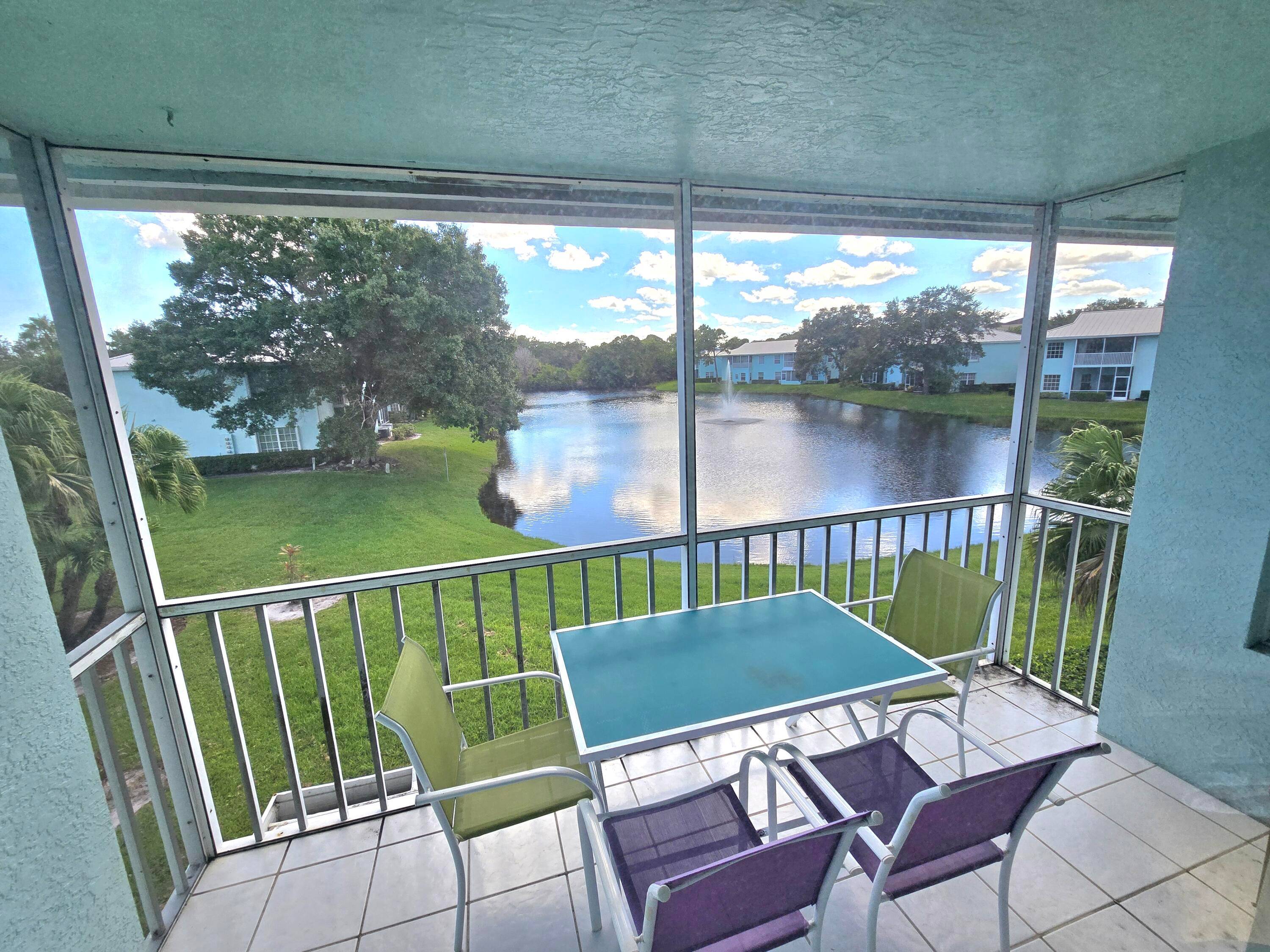 Come see this 2 bedroom, 2 bathroom condo with a beautiful lake view.