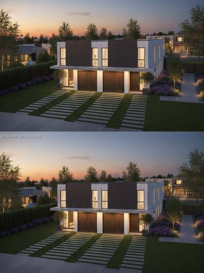 Prime Miami property with duplex zoning.