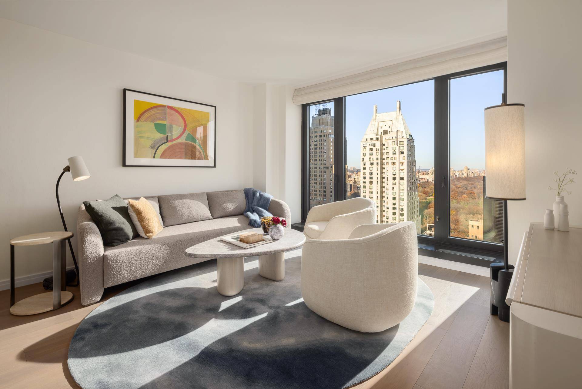 Immediate OccupancyThis expansive 1, 196 square foot, two bedroom, two and a half bathroom residence designed by Thomas Juul Hansen, features an open living concept with floor to ceiling windows.