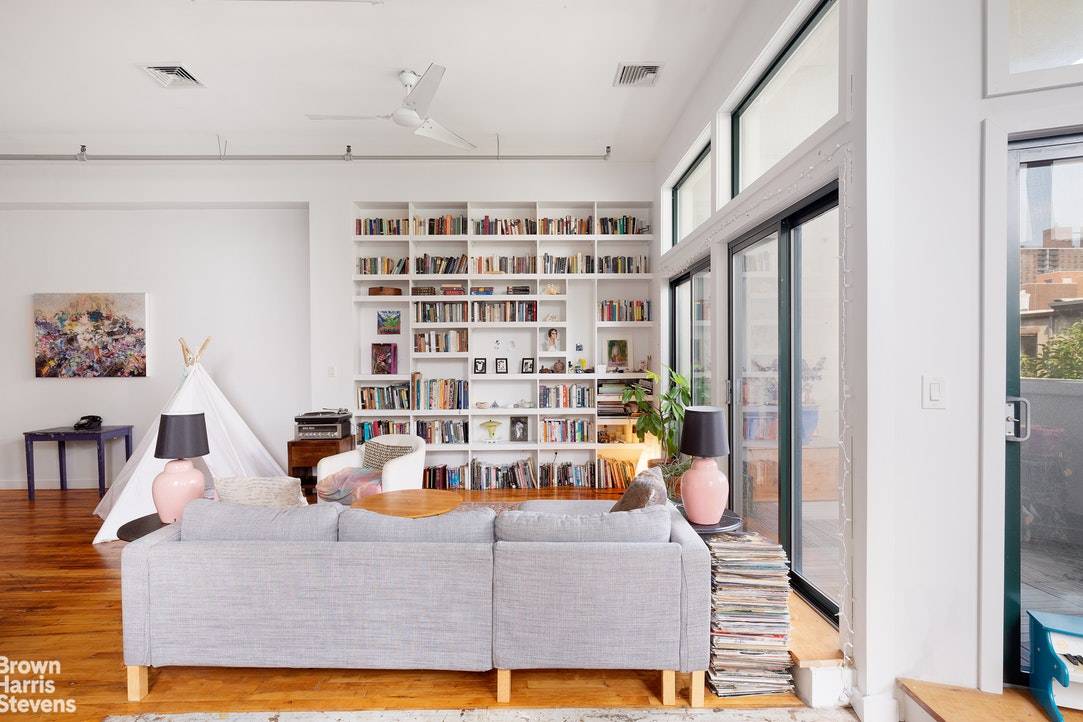 A REAL BROOKLYN LOFT. Featuring big bright windows, commanding 12 foot ceiling height, a well appointed chef's kitchen, two large bedrooms, and a massive bathroom, this 1340 sqft loft with ...