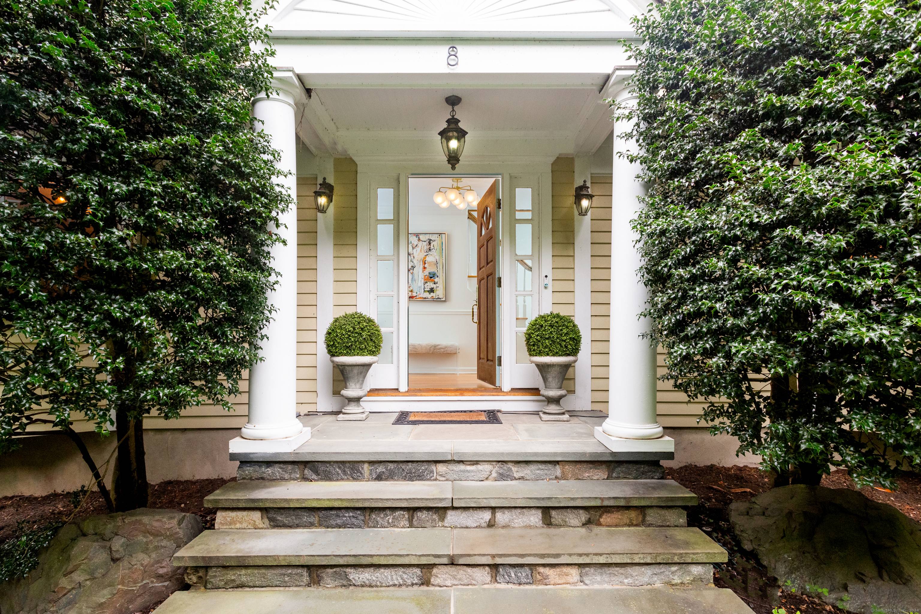 Venture through stone pillars, nestled at the end of a private lane sits this beautiful 4 bedroom colonial harmoniously sited on a breath taking, aw inspiring parkland of cascading waterfalls, ...