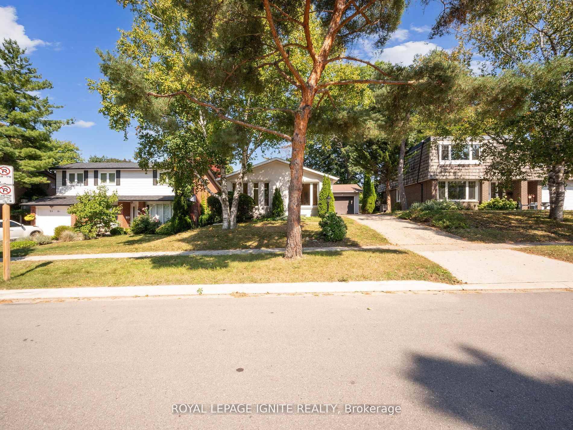 Nestled in a serene Muskoka like setting in Central Mississauga, this large bungalow offers beautifully designed living space.